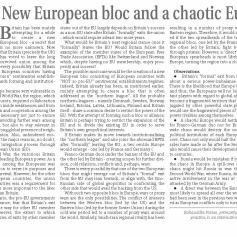 62. New European bloc & a chaotic Europe (DO)